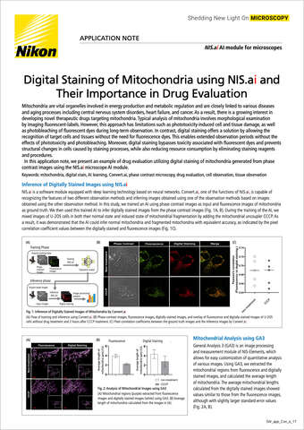 Nhuộm số hóa ti thể bằng NIS.ai và tầm quan trọng trong đánh giá thuốc