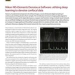 Nikon NIS-Elements Denoise.ai Software: utilizing deep learning to denoise confocal data