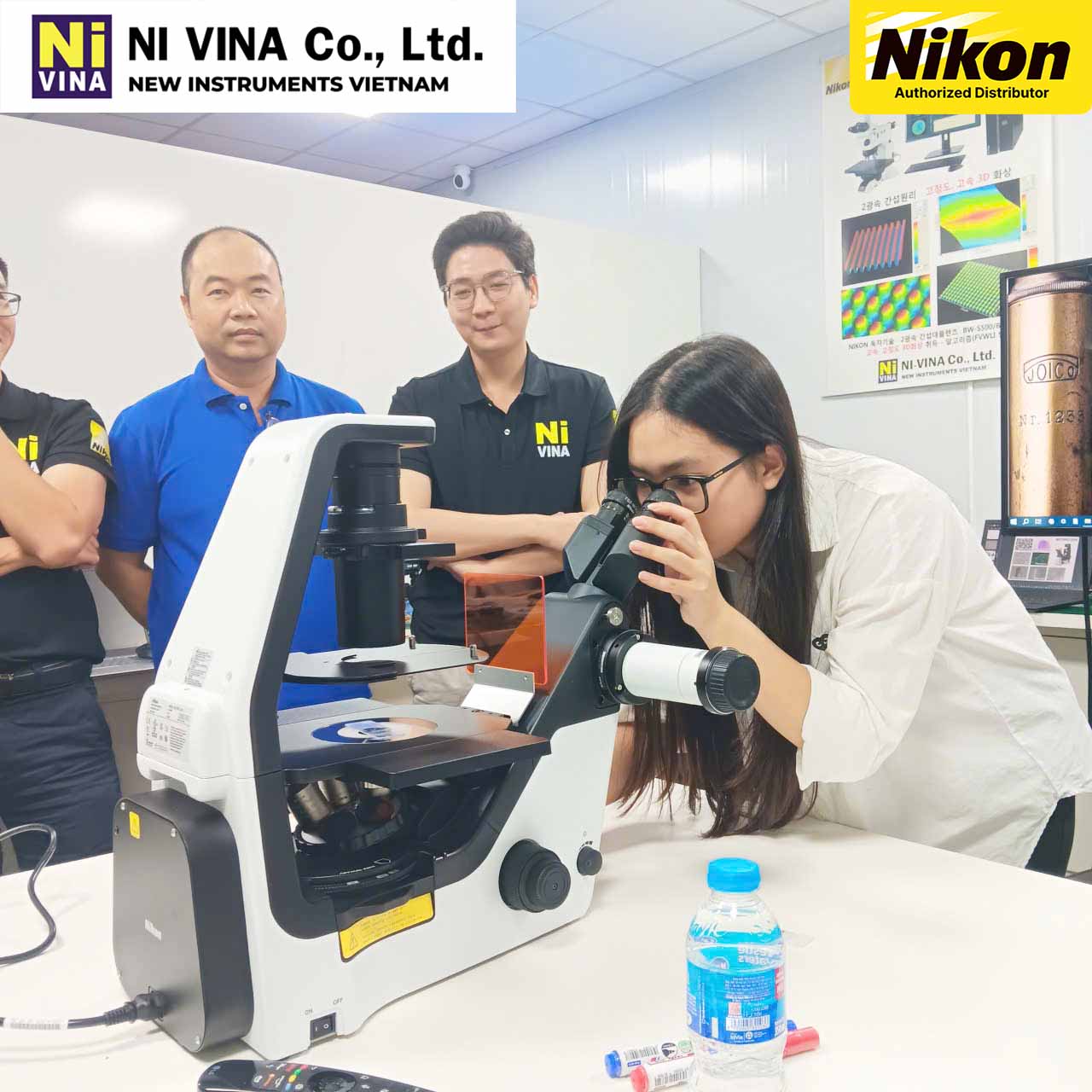 Kính hiển vi 2 mắt 3 mắt Nikon